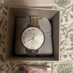 Olivia Burton Two-Tone Silver and Gold Watch